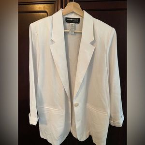 womens white blazer